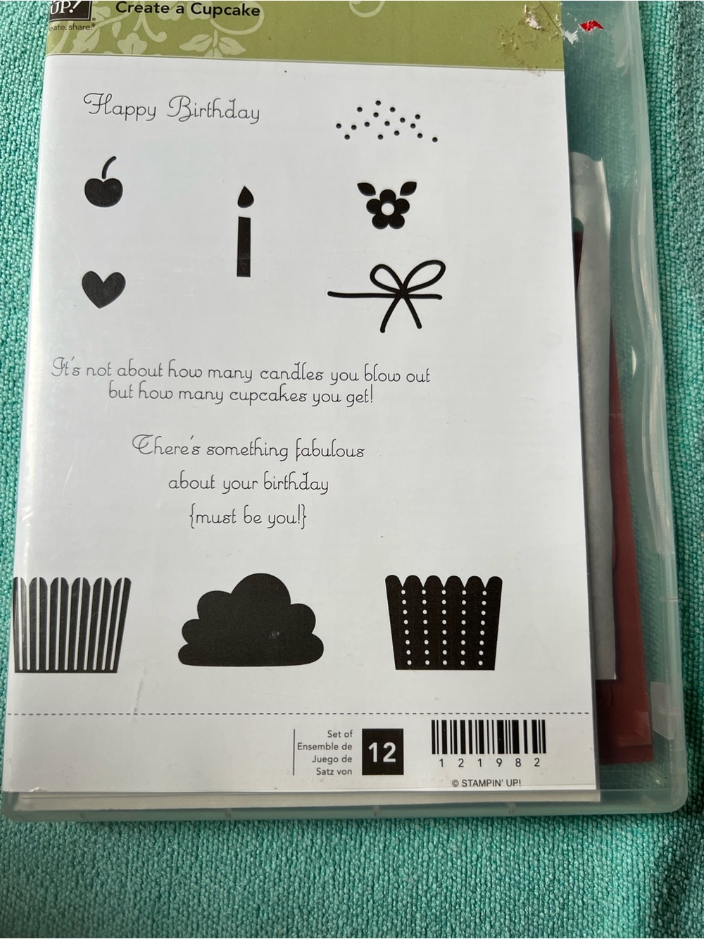 NEW Stampin' Up! Birthday Cupcake Stamp Set -
